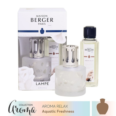 Maison Berger - Bộ đèn xông tinh dầu Aroma Relax - 2 món - 380ml
