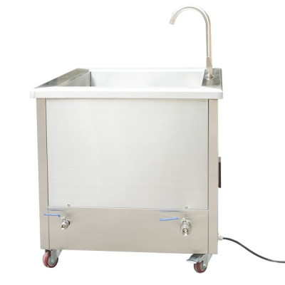 Máy rửa bát sóng siêu âm cho nhà hàng, bếp ăn tập thể  Rama RB1200 dung tích 180L - Hàng chính hãng