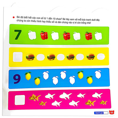 208 Miếng Dán Hình Thông Minh - IQ-EQ-CQ: Thử Tài Bé Yêu