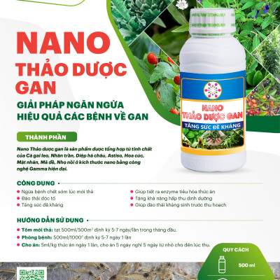Combo Phòng Ngừa Bệnh Phân Trắng Nano Viẹtnam Tech Tăng Sức Đề Kháng, Gan Khỏe, Ruột Tốt