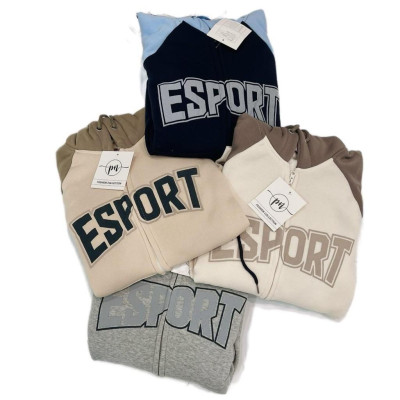 [LZ] Áo khoác nỉ dây kéo chữ esport có nón khoá kéo hàng rất đẹp cực hót-A2195