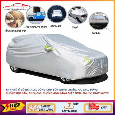 Bạt Phủ Ô Tô Vải Dù Mitsubishi Mirage, Xpander, Attrage, Pajero, Trition, Outlander chống nóng, chống nước