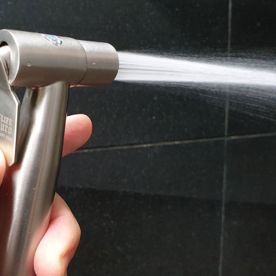 Bộ vòi xịt vệ sinh Inox SUS 304 Eurolife EL-X04 (Trắng vàng)