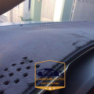 [TOYOTA WIGO] Thảm Taplo 3 Lớp Dành Cho Xe TOYOTA WIGO, Nhung Lông Cừu Và Da Vân Carbon Cao Cấp - Hàng Chính Hãng