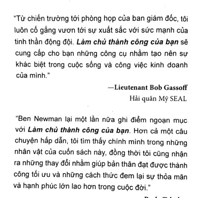 Làm Chủ Thành Công Của Bạn