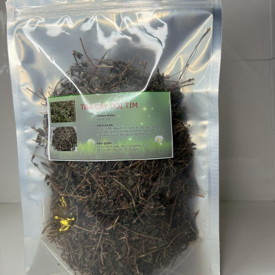 Cây dòi thân tím (Cây thuốc dòi - Cây bọ mắm - Cây dòi tím) - Sản phẩm khô làm trà - Gói 500gr