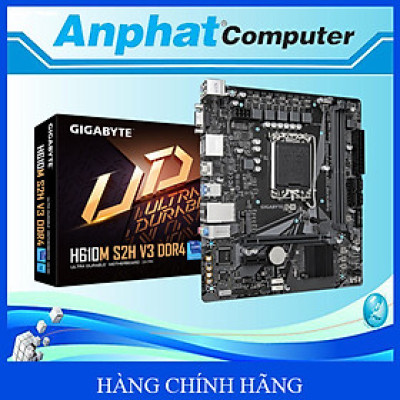 Bo Mạch Chủ Main Gigabyte H610M S2H V3 DDR4 (BULK) Socket LGA1700 - Hàng Chính Hãng