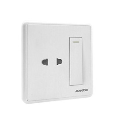 CÔNG TẮC ĐƠN HAI LỖ  05086 AKKO STAR   - HÀNG CHÍNH HÃNG