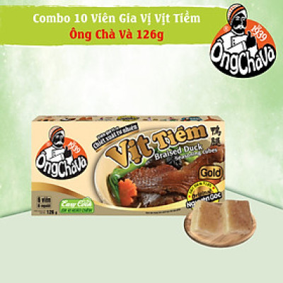 Combo 10 Hộp Viên Gia Vị Vịt Tiềm Gold Ông Chà Và 126g (Braised Duck Seasoning Cubes)
