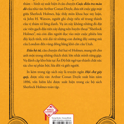 Cuộc Điều Tra Màu Đỏ & Dấu Bộ Tứ (Sherlock Holmes – 1) [Tặng Postcard]