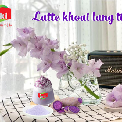 Latte Khoai lang tím Yoki