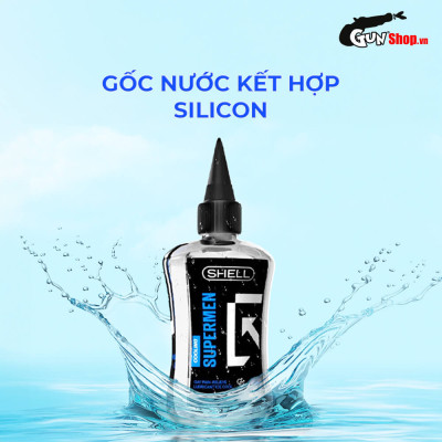 [Chai 90ml] Gel bôi trơn hậu môn mát lạnh - Shell Supermen Cooling
