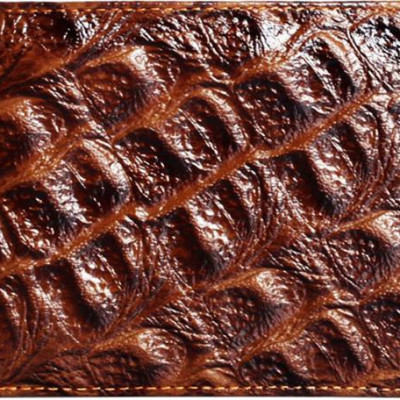 Bộ Ví & Thắt Lưng Nam Vân Cá Sấu Huy Hoàng HT2118-HT4118 (23 x 11,5 cm) - Nâu