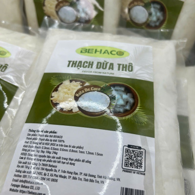 Thạch dừa thô BEHACO 6 ly, túi 1kg