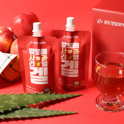 NƯỚC NHA ĐAM SÂM TÁO HỮU CƠ HỘP 30 GÓI HỖ TRỢ TIÊU HÓA