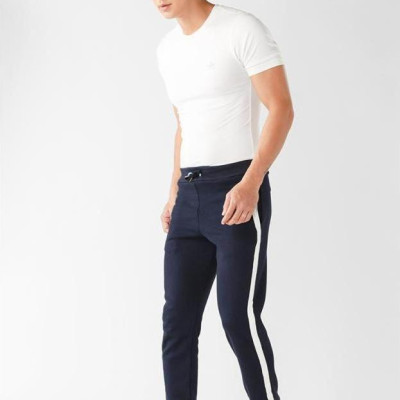 Quần Dài Jogger Nam Phối Sọc 1041_xanh