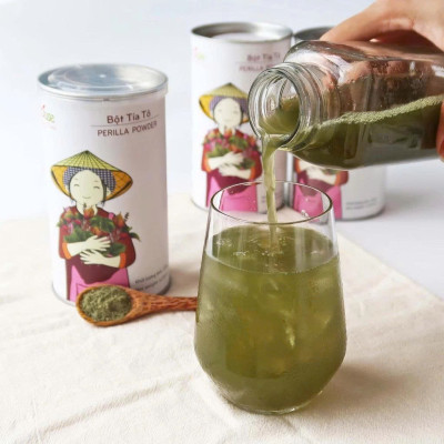 Bột Tía Tô Hữu Cơ Nguyên Chất Sấy Lạnh Dalahouse - Hỗ Trợ Tiêu Hóa, Dạ Dày, Hỗ Trợ Bệnh Gout, Làm Sáng Da Cải Thiện Sắc Tố, Mờ Nám, Hỗ Trợ Giảm Cân, Kích Thích Ra Mồ Hôi, Hạ Sốt, Ngừa Cảm Mạo, Thải Độc