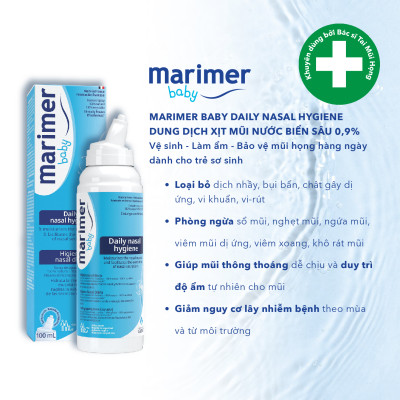 Combo nước biển sâu Marimer Baby Daily + Gel tắm 3in1 Neutraderm