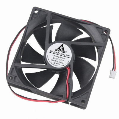 【 Ready stock 】Gdstime DC 12V 2Pin 90mm 92mm x 25mm 9225 Heatsink Computer Cooling Fan Cooler 92*92*25mm 9cm