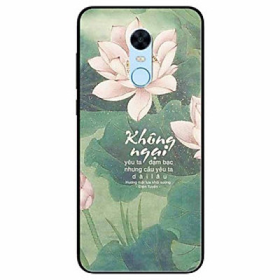 Ốp lưng in cho Redmi Note 5 ( Redmi 5 Plus) Mẫu Không Ngại Yêu