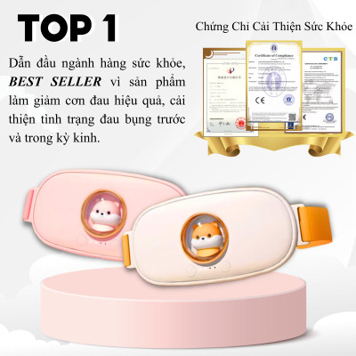 ￼Đai Chườm Nóng Bụng Kinh Nguyệt 