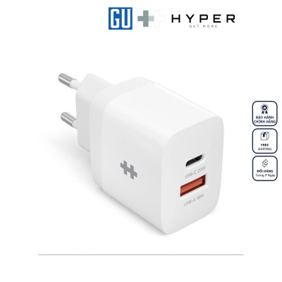 Củ Sạc Nhanh 20W Hyper Charger Small Size Nhỏ Gọn Đẹp Mắt Mạnh Mẽ Dành Cho Điện Thoại HJ205EU Hàng Chính Hãng
