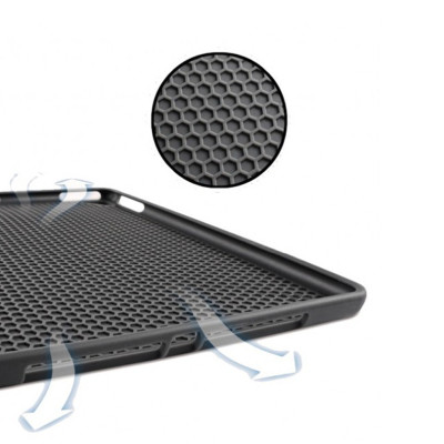 Bao da ipad pro 11 inch 2018 hiệu Mutural có khay cài bút_ màu đỏ_ hàng nhập khẩu