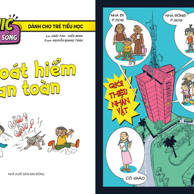 Sách - Comic Kĩ Năng Sống - Dành Cho Trẻ Tiểu Học - Thoát Hiểm An Toàn
