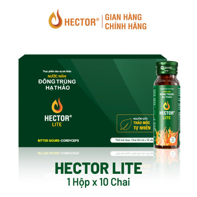 Nước Nấm Đông trùng hạ thảo Hector Lite hỗ trợ cải thiện chỉ số đường huyết