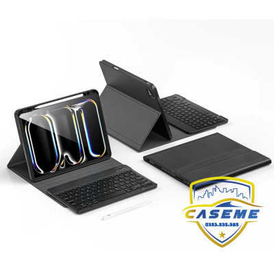Bao da bàn phím dành cho iPad Gen 10 2022 10.9 inch Wi Wu MK-006 – 3 trong 1 kèm bút cảm ứng - Hàng chính hãng