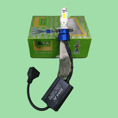 Đèn Pha Ô Tô Xe Máy BMA F5: Siêu Sáng Cos Vàng & Pha Trắng Loại Tốt - Chất Lượng Đến Từ QN LEDLIGHT