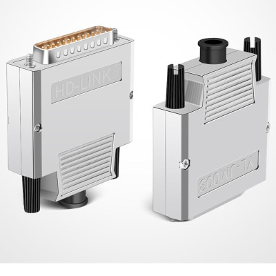 Đầu bấm cổngDB25 cái/female bắt vít kèm vỏ ốp kẽm chân đồng mạ vàng 24K HD-LINK YL-JM003-25F. HÀNG CHÍNH HÃNG !!!