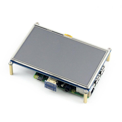 Màn hình cảm ứng điện dung 5 inch Màn hình LCD HD 800 × 480 Waveshare 10563 