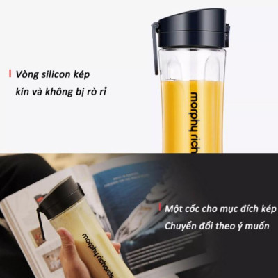 Máy Xay Sinh Tố Morphy Richards MR9500 600ml Công Suất 300W - Hàng Nhập Khẩu