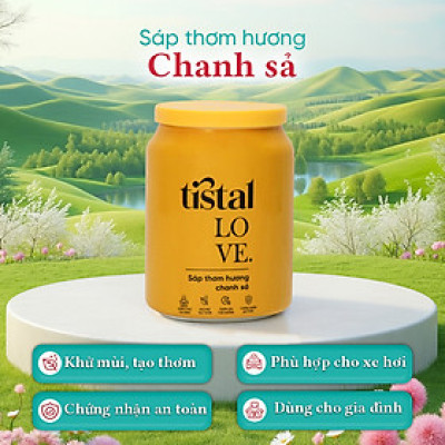 Tistal Sáp Thơm Ô tô Khử Mùi, Thơm Lâu, Thiết Kế Sang Trọng