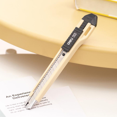 Dao Rọc Giấy Nhỏ 2031 Mới + Hộp Giấy - Không Lưỡi Phụ - Deli WD10150