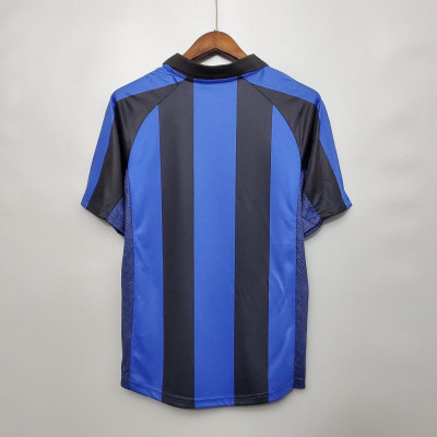 Áo Bóng Đá Retro Inter Milan 2001 - Sân Nhà bản cao cấp vải Cotton Polyester