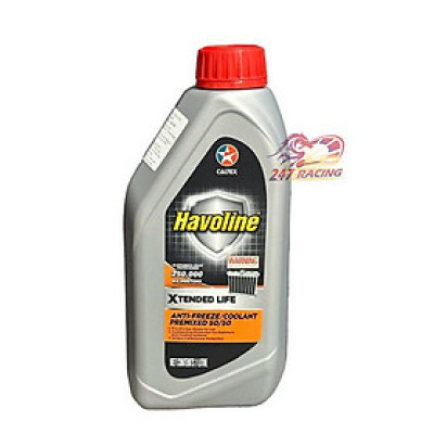 Nước làm mát động cơ Havoline CALTEX XTENDED Life Antifreeze COOLANT Concentrate 1 L xe máy ô tô motor dung dịch vi tính 250 NGÀN KM