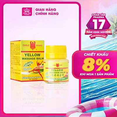 [Chính Hãng Singapore] Dầu Cù Là Con Ó Vàng Yellow Balm 40g - Giảm Đau Hiệu Quả
