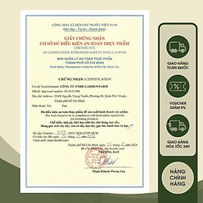 Khô bò miếng GARDEN FARM hũ 350g