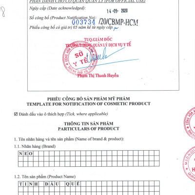 Tinh Dầu Thiên Nhiên Nano Quế 10ml 