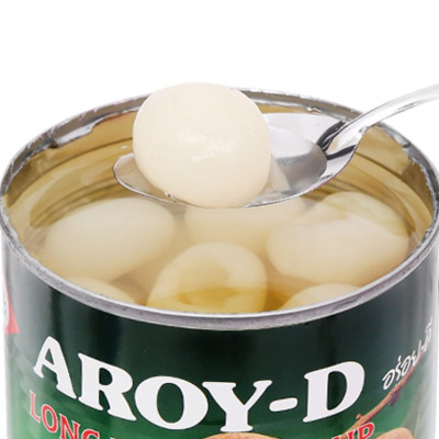 Trái Vải Ngâm Đường Aroy-D 565g - Nhập Khẩu Thái Lan | Aroy-D Lychee in Syrup 565g