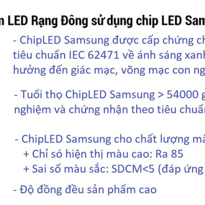 Bóng Đèn Tròn 7W Rạng Đông - Samsung ChipLED