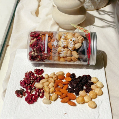 Hạt Hỗn Hợp Oaky 500g (Size Lớn) - Nhập Khẩu Mỹ & Úc, Ăn Vặt Healthy, Giàu Dinh Dưỡng