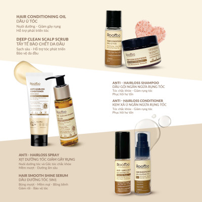 Bộ 6 sản phẩm chăm sóc tóc toàn diện - 6 steps haircare minikit 