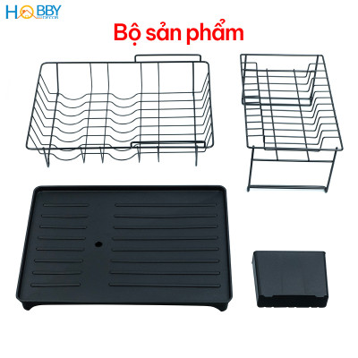 Kệ chén đa năng 2 tầng sắt sơn tĩnh điện Hobby home decor KC7