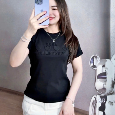 Aó thun babytee chất borip cotton mát rượi DOGA thiết kế chữ dập nổi đẹp M192