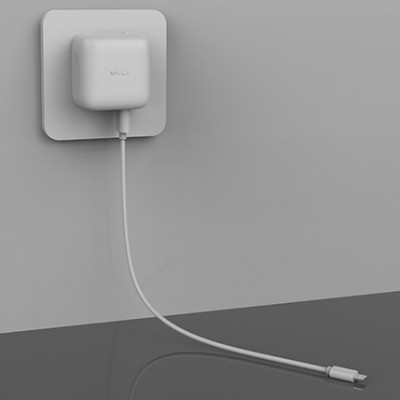 Adapter Sạc 2 Cổng USB và USB Type-C MiLi Speed Charger Tích Hợp Sạc Nhanh Chuẩn QC 3.0 HC-H18 - Hàng Chính Hãng