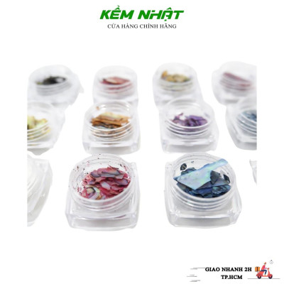 Set 12 Xà Cừ nail Hàn Quốc
