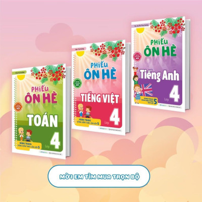 Sách Phiếu Ôn Hè Tiếng Việt Lớp 4 - Megabook